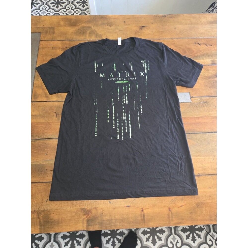 Matrix Resurrections Promo T Shirt Large L Bella Canvas HBO Max Movie Theater